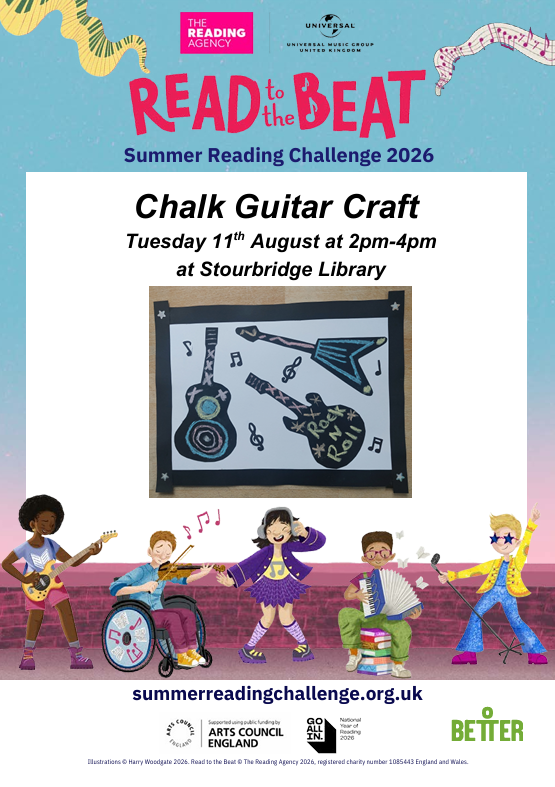 Stourbridge Library - Summer Reading Challenge: Chalk Guitar
